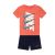 Nike Conjunto de camiseta y pantalones cortos para Bebé e infantil Dri-FIT Rojo