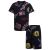 Jordan Conjunto de camiseta y pantalones cortos para Niños 23 Ring Aop Negro