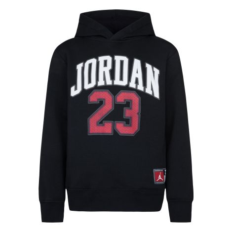 Felpa jordan nera con cappuccio hotsell