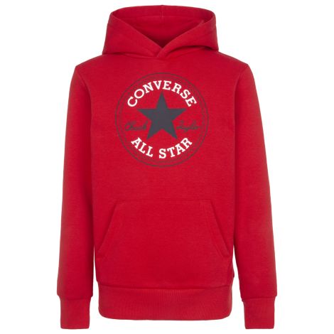 Converse Felpa da Ragazzi con Cappuccio Core Rossa 9CC858 U10. Jekoshop