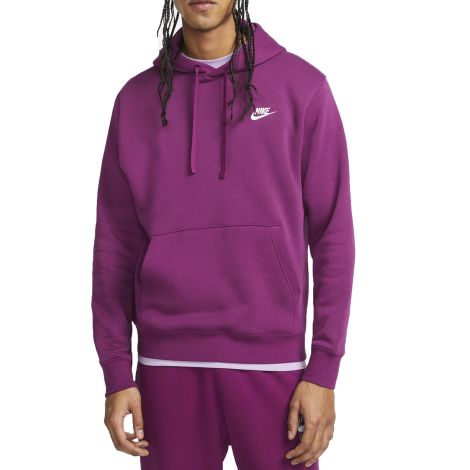 Nike Mens Club Fleece Hoodie - Purple
