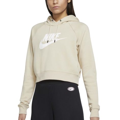 Nike Women's Hoodie Cropped Essential Beige CJ6327-206. Jekoshop UK