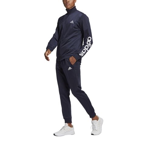 Adidas Men's Track Suit Primegreen Essentials Linear Logo Blue